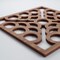 Ekena Millwork Small Harlingen Decorative Fretwork Wood Wall Panels, Walnut, 11 3/8"W x 11 3/8"H x 3/8"T WALW12X12X0375GLNWA - alternate 6